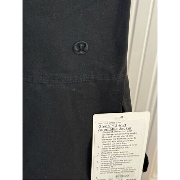 Lululemon Black Jacket 2-in-1 Size Large - Picture 8 of 10